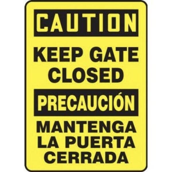 Accuform BILINGUAL OSHA CAUTION SAFETY SIGN SBMABR607XL SBMABR607XL - main